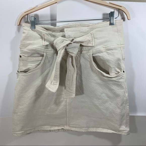 Rebecca Minkoff Tie Waist Denim Skirt - Picture 3 of 9